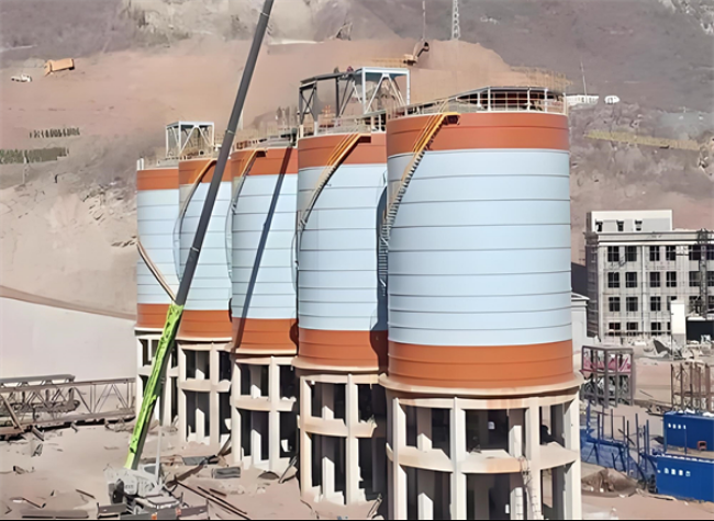 庄浪高架钢板仓